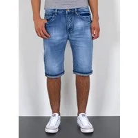 ESRA Jeansshorts Herren Sommerhose Jeans Shorts Herren Jeans-Shorts Stretch kurze Hose Jeans-Shorts Herren kurze Jeans Herren Sommer Hose Jeans Shorts