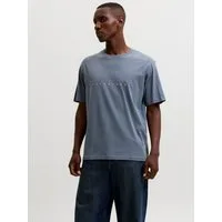 Jack & Jones Rundhalsshirt JJESTAR mit Pigmentprint und Baumwollgefühl Baumwolle, relaxed fit