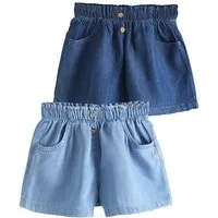 Next Jeansshorts Schlupf-Denimshorts im 2er-Pack (2-tlg)