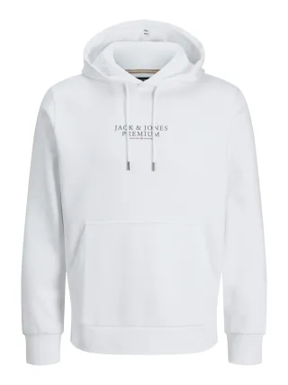 JACK&JONES - JPRBLUARCHIE SWEAT HOOD LN White - Gr. - XL