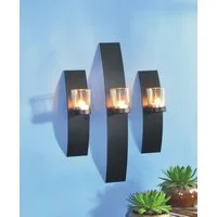 Gravidus Wandkerzenhalter 3er Set Wandkerzenhalter Schwarz