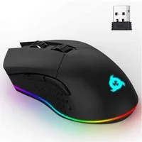 KLIM Blaze Black wireless hochleistungs Gaming-Maus,  mit DPI-Anpassung Gaming-Maus (Funk, ergonomisch für beide Hände, wiederaufladbar)