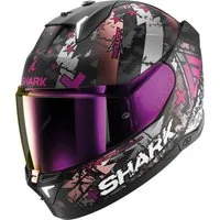 Shark Motorradhelm Skwal i3 Hellcat Helm, geeignet für Brillenträger,Pinlockscheibe enthalten,integriertes