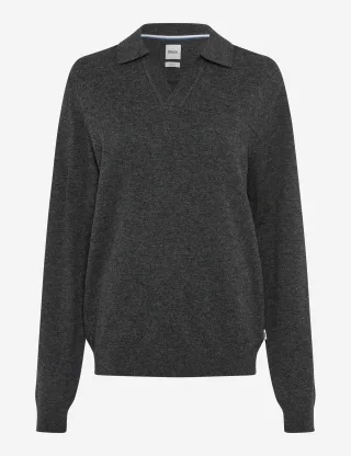 Brax Herren Strickpullover Style PASCAL cement, dunkelgrau, Gr. XXL