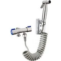 SinLaw Bidetarmatur Edelstahl Bidet-Sprühgerät,mit 2m Schlauch & Klemmmontage, bohrfrei (1-St) Mit klammerfreiem Sitz,mit wasserdichtem Band,der Schlauch ist dehnbar