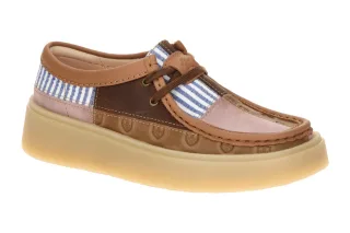 Clarks 26186493 4 Torview_W Damen Schn?r-Halbschuhe Braun Multicolor Bequeme ...