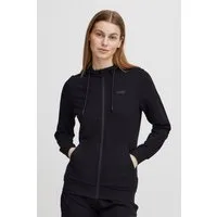 North Bend Sweatjacke NBBrenta W Sportliche Kapuzenjacke mit Logoprint