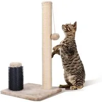 nobleza Kratzsäule Kratzbaum für Katzen Natürlichem Sisalseil Kratzstamm für Katzen