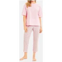 Rösch Pyjama Sleep & Relax (Set, 2 tlg) Schlafanzug - Baumwolle - Atmungsaktiv