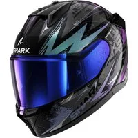 Shark Motorradhelm D-Skwal 3 Blast-R Helm, vorbereitet für Kommunikationssystem,geeignet für Brillenträger,P