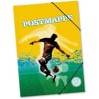 itenga Organisationsmappe itenga Postmappe A4 PP Motiv FUSSBALL aus langlebigem Kunststoff