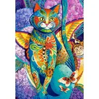 LA CUTE Malen nach Zahlen 5d Diamond Painting Katzenbild Malen nach Zahlen 20x30cm (Komplettset für 5D Diamond Painting inklusive Leinwand, Diamanten und Werkzeugen, Diamond Painting Set mit Zubehör für DIY-Kreativität und Entspannung), 20x30cm 5D Di