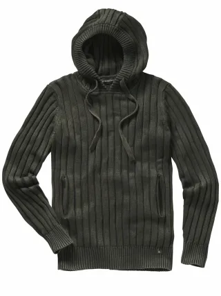 Mey & Edlich Herren Schockfroster-Hoodie Grün 100 % Baumwolle (bio)