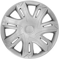 NRM Radkappe 4× NRM Radkappe N-Power 14" silber, 14 in Zoll, (4-St) Radzierblenden für Stahlfelgen Radkappen Satz 4er Set 14"