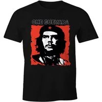 MoonWorks Print-Shirt Herren T-Shirt Che Kuba Guevara Revolution Fun-Shirt mit Print