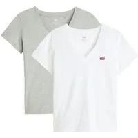 Levi's® T-Shirt VNECK TEE 2 PACK (Packung, 2-tlg)