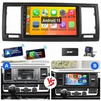 ESSGOO 9" Für VW T6 Transporter Multivan Android 15 Autoradio Autoradio (RDS, Digitalradio (DAB), FM, AM, Carplay Android Auto GPS Navi WIFI BT EQ)