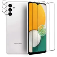 CoolGadget Schutzfolie Panzerfolie für Samsung Galaxy A13 5G / A04s, (Spar-Set 4in1, 2x Displayschutz, 2x Kameraschutz), Panzerglas Schutzfolie für Samsung Galaxy A13 5G / A04s Folie