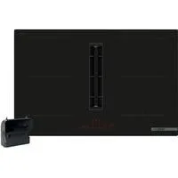 Set PVQ811HGA6 (HEZ9VDSB4 + PVQ811H26E), Autarkes Kochfeld schwarz, 80 cm, mit integriertem Dunstabzug, Home Connect