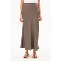 Armedangels Jerseyrock LENOVAA SATIN Webrock aus Naia™ Renew Mix (Regular Fit) Midi