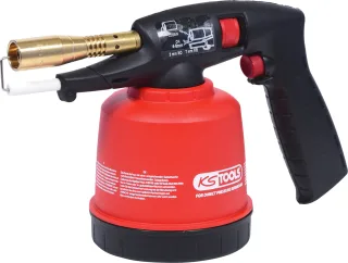 KS Tools Universal-Kartuschenlötgerät mit Piezo-Zündung, rot rot - 903.5902