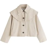 Next Kurzmantel Trenchcoat mit Cape (1-tlg)