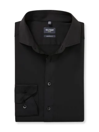 OLYMP - Modern Fit: Businesshemd schwarz - Gr. - 44
