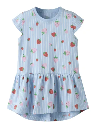 NAME IT - NMFVIGGA CAPSL DRESS F1 NOOS Chambray Blue - Gr. - 116
