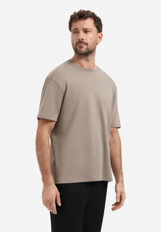 No Excess - T-Shirt Crewneck Solid Heavy Interlock clay - Gr. - M