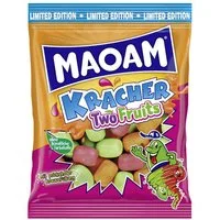 HARIBO Süßigkeit, Haribo Maoam Kracher TwoFruits Kaubonbon-Dragees Packung 200g