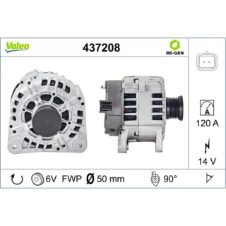 Valeo Lichtmaschine Mitsubishi Nissan Opel Renault Volvo 437208