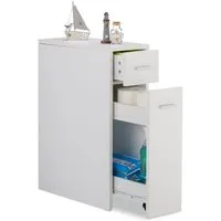 relaxdays Regal Weißer Nischenschrank