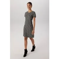 Aniston SELECTED Jerseykleid mit trendiger Jaquardmusterung - NEUE KOLLEKTION