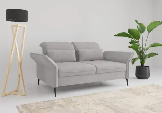 sit&more 2,5-Sitzer "Emely, inkl. Sitztiefenverstellung" wahlweise mit Bettfunktion, Kopf- & Armteilverstellung