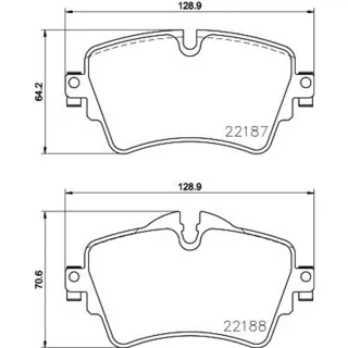 Hella Bremsbel?ge vorne BMW 2er X2 Mini Mini