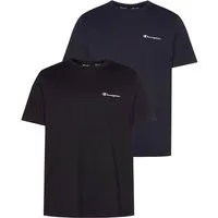 Champion T-Shirt (Packung, 2er-Pack) 2er-Pack, mit Rundhalsausschnitt, Kurzarm-Design, aus Baumwolle