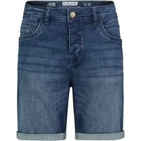 SUBLEVEL Jeansshorts im 5-Pocket-Style mit Aufschlag Denim Bermuda Shorts