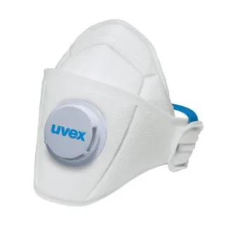 uvex silv-Air premium 5110 Atemschutzmaske FFP1 mit Ausatemventil weiß one size - 8765110