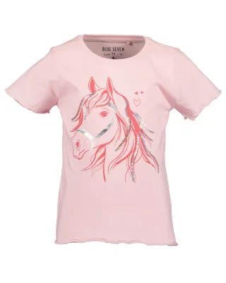 Blue Seven - kl Md T-Shirt, Rundhals rosa - Gr. - 92