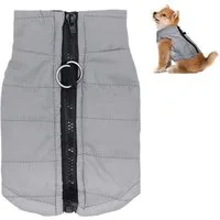 Ledander Hundejacke Wasserdichte Winterjacke für kleine Hunde und Katzen,wärmend, mit Reißverschluss, gepolstert, für Chihuahua, Yorkie, Kätzchen