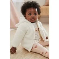 Next Fleecejacke Kuschelige Baby Jacke aus Fleece (1-St)