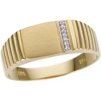 Firetti Goldring Schmuck Geschenk Gold 333 Herrenring Goldring, mit Brillanten