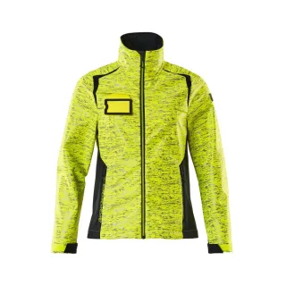 MASCOT Damen Softshell Jacke ACCELERATE SAFE Hi-vis Gelb / Schwarzblau 4XL - 19212-291-17010-4XL
