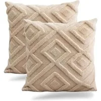 LIVINA HOME Kissenbezug Premium Kissenbezüge, Dekokissen Couchkissen Sofakissen, Kissenhülle, (2 Stück), Kuschelkissen Zierkissen, Kissen Bezug Set, Valentinstag Geschenk