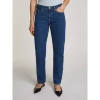 Tommy Hilfiger Straight-Jeans CLASSIC STRAIGHT RW mit Logo-Badge, in Knöchellänge