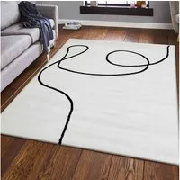 Vimoda Designteppich Attraktives Zufallsdesign flachgewebt Läufer, Rechteckig, Höhe: 11 mm, Moderner, Teppich, Kurzflor, Schlafzimmer