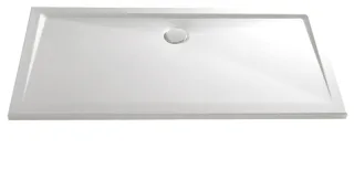 HSK Acryl Rechteck-Duschwanne super-flach 90 x 160 x 3,5 cm, ohne Schürze 525160-weiss