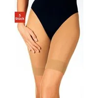 Vivance Feinstrumpf-Kurzhose Radlerhose, Höschen Basic Panties Anti scheuern Oberschenkel 30 DEN (Packung 5 St. bis Größe 56/58) gegen Wundscheuern in leichter transparente Tragequalität