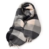 Cachito Kaschmirschal Eleganter Damen Kaschmirschal, Winterdicke Schulterdecke, Mit Fransen, unverzichtbares Accessoire für Herbst und Winter