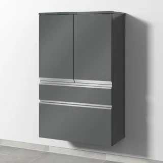 Sanipa Mittelschrank 2morrow (L2276) 1105x700x350 Anthrazit-Glanz, L227679 L227679